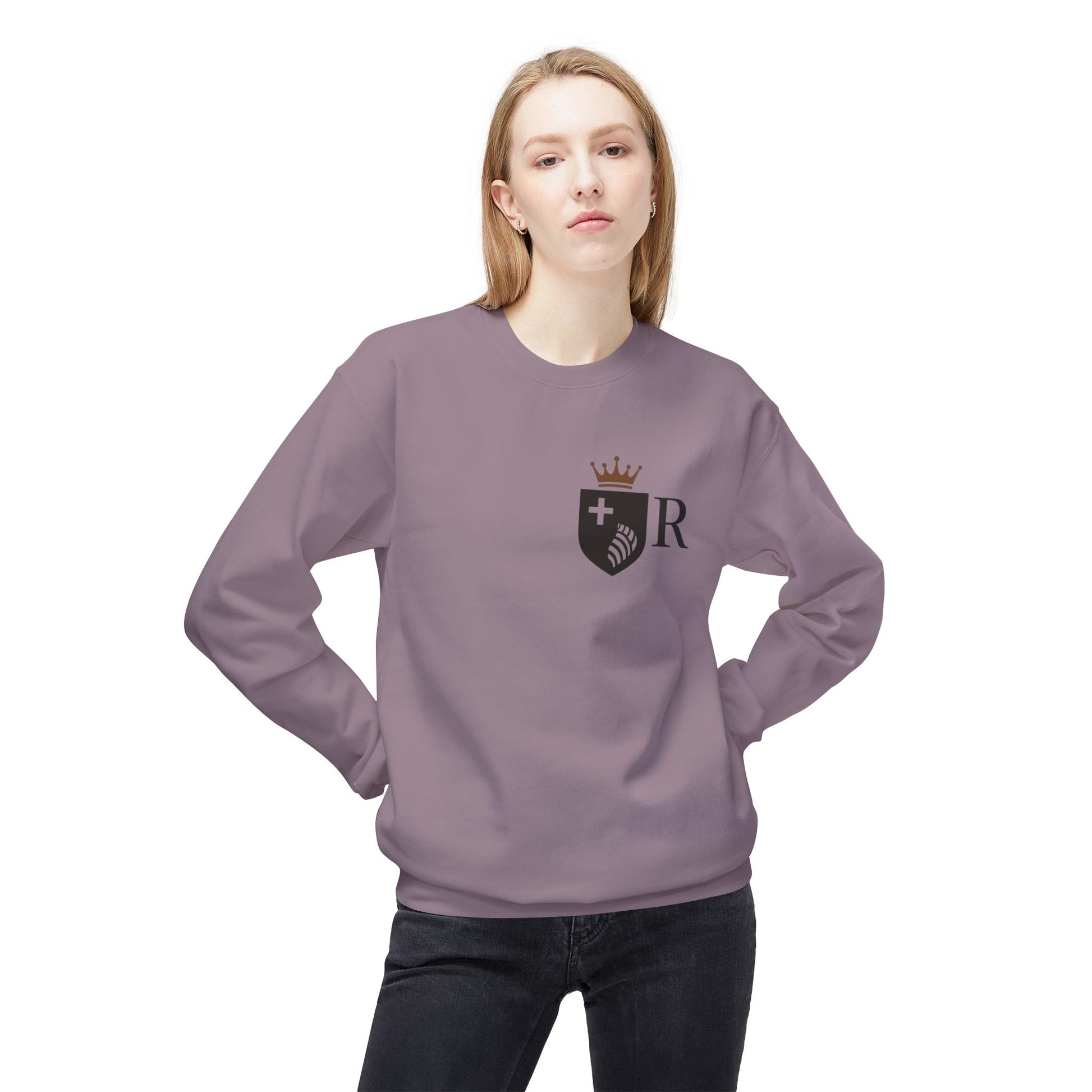 JDatzRizz™ Crest Logo Sweatshirt – Heritage Reinvented