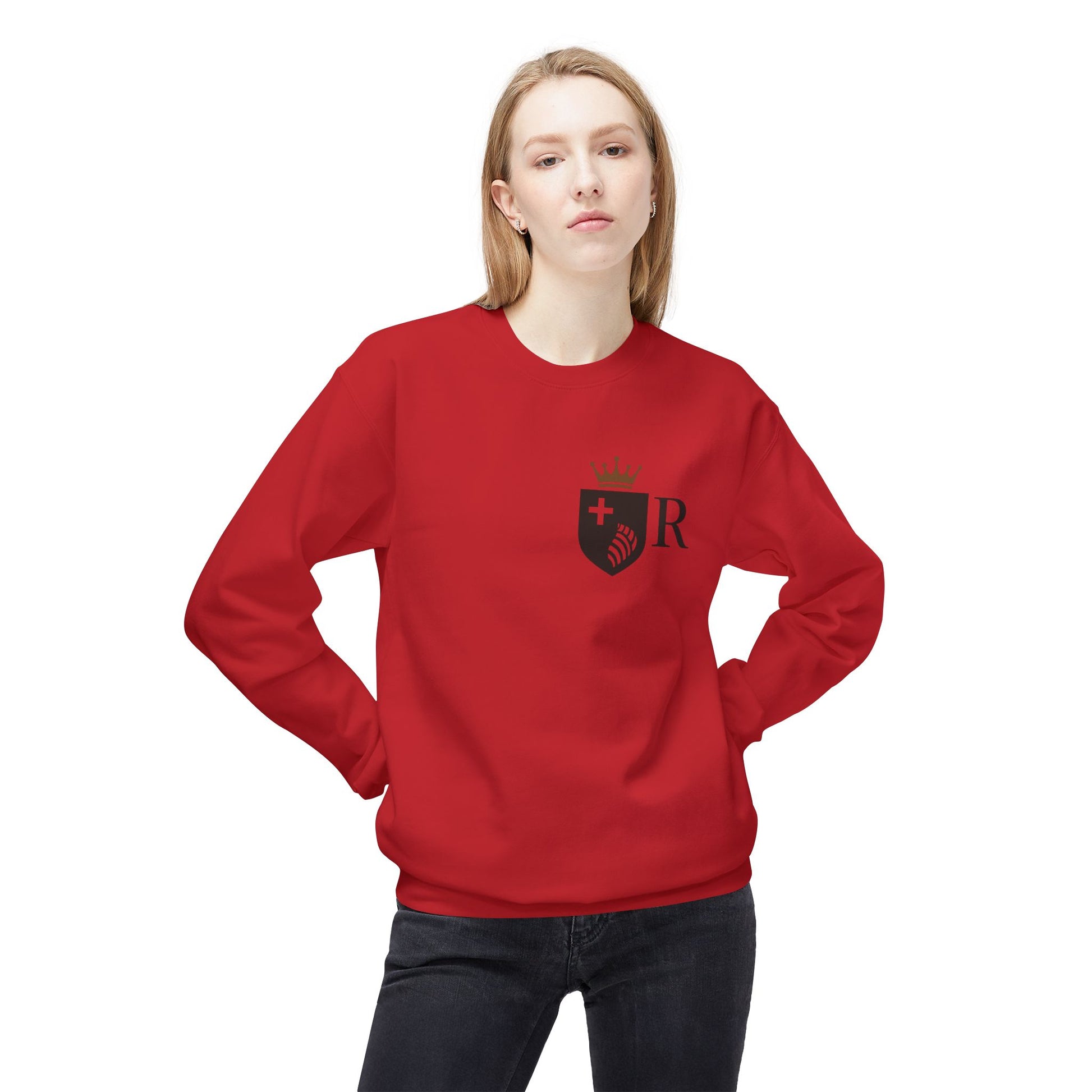 JDatzRizz™ Crest Logo Sweatshirt – Heritage Reinvented
