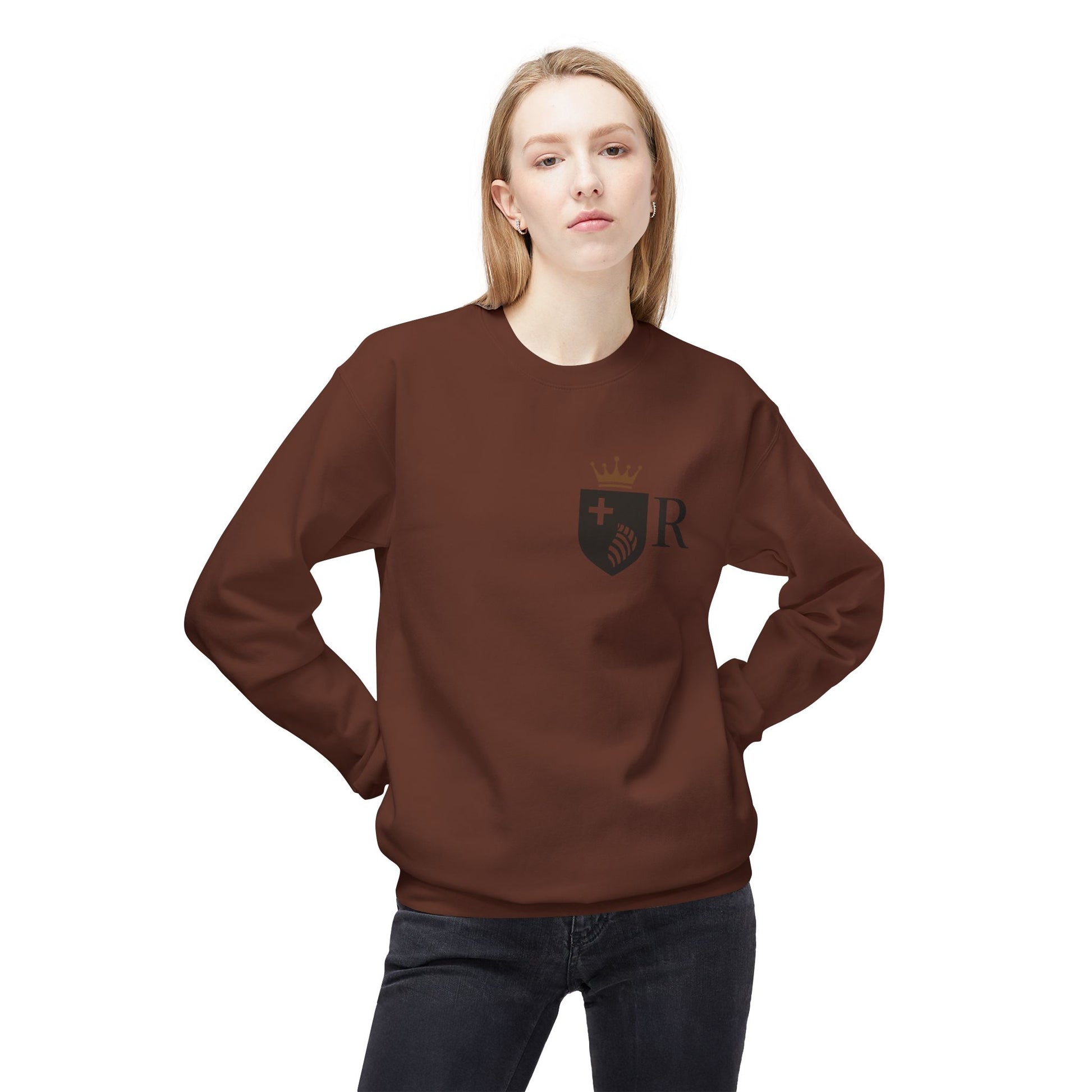 JDatzRizz™ Crest Logo Sweatshirt – Heritage Reinvented