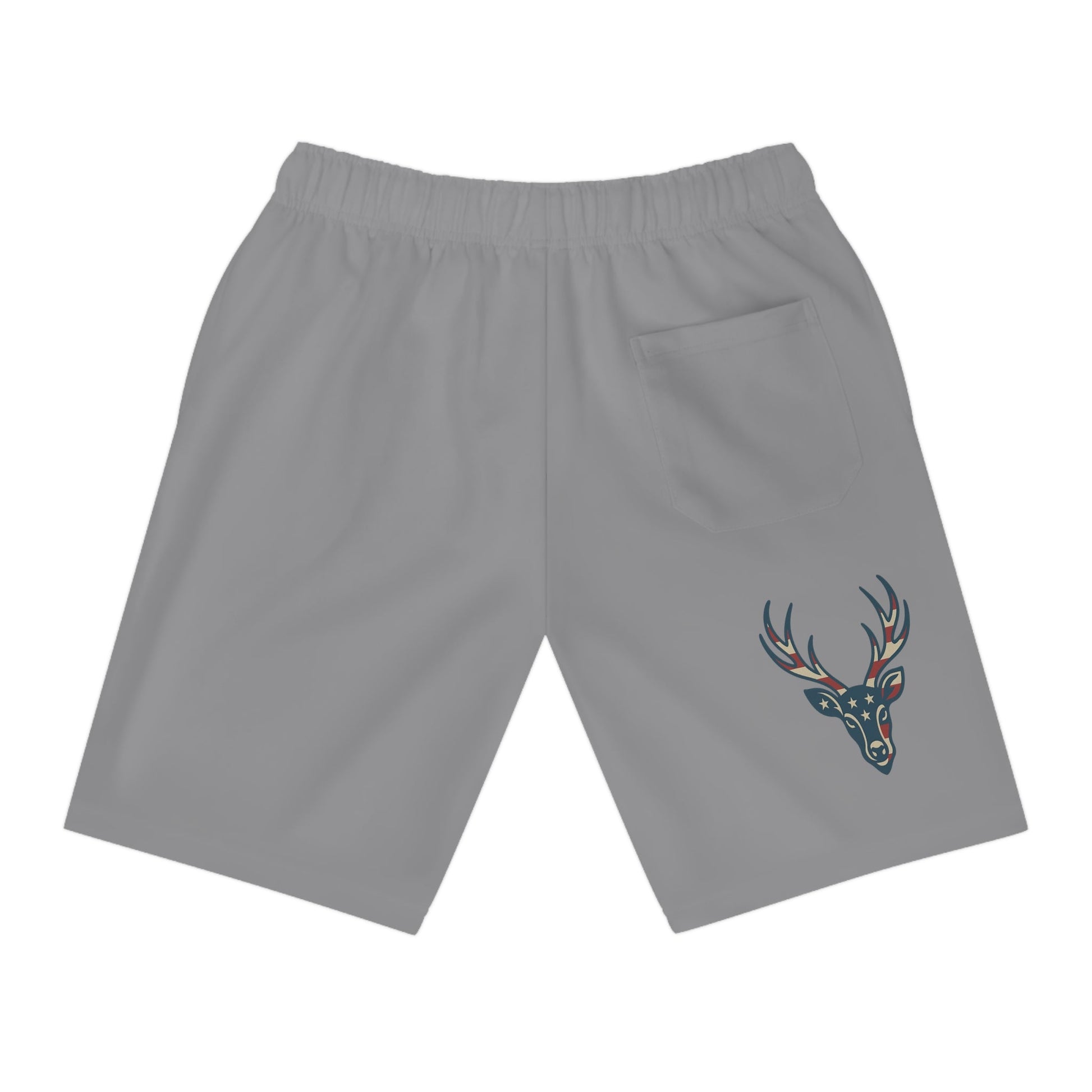 American Rizz Deer Athletic Long Shorts - Sporty Casual Wear, Gym Shorts, Summer Apparel, Men's Fashion, Outdoor Excursions - JDatzRITTZ