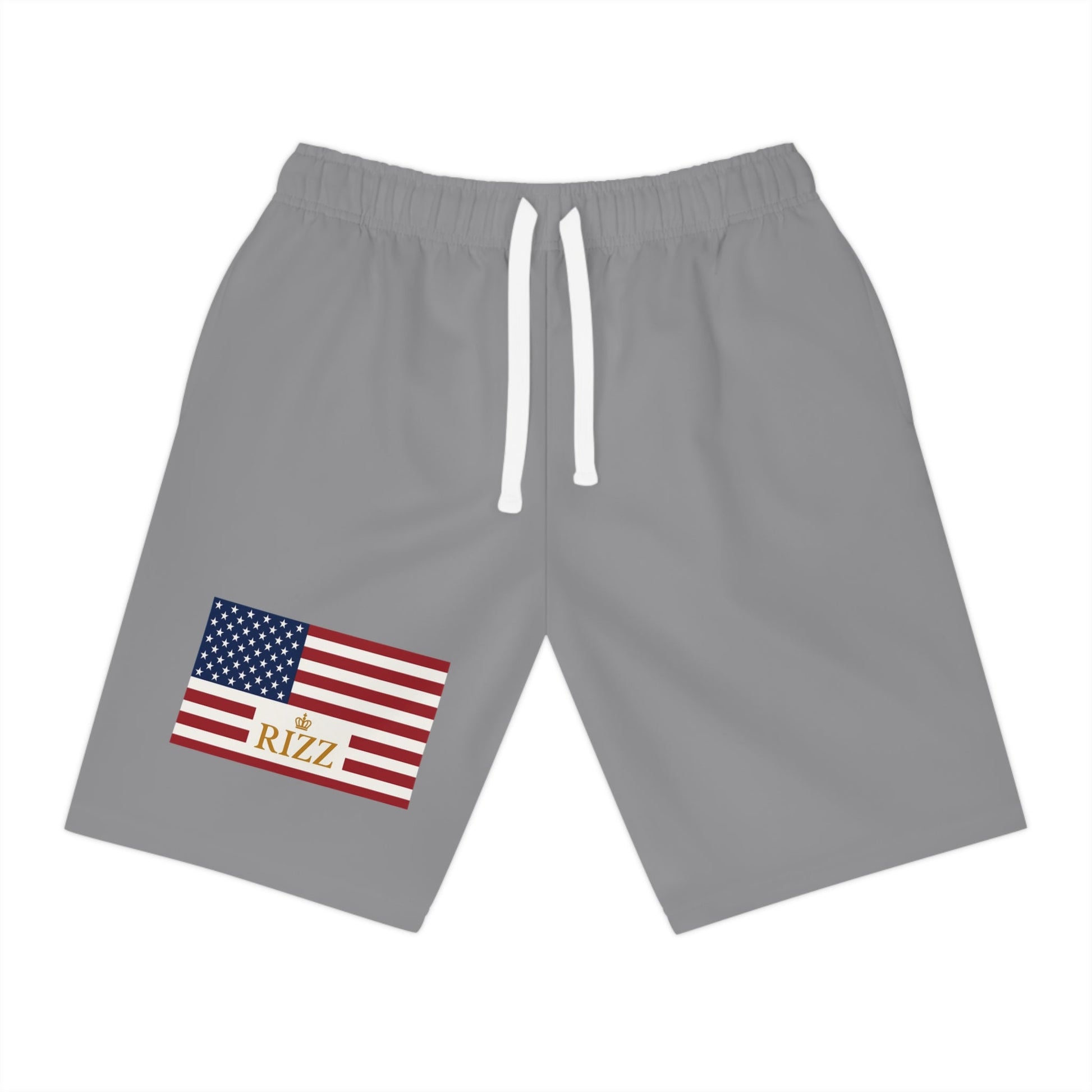 American Rizz Deer Athletic Long Shorts - Sporty Casual Wear, Gym Shorts, Summer Apparel, Men's Fashion, Outdoor Excursions - JDatzRITTZ