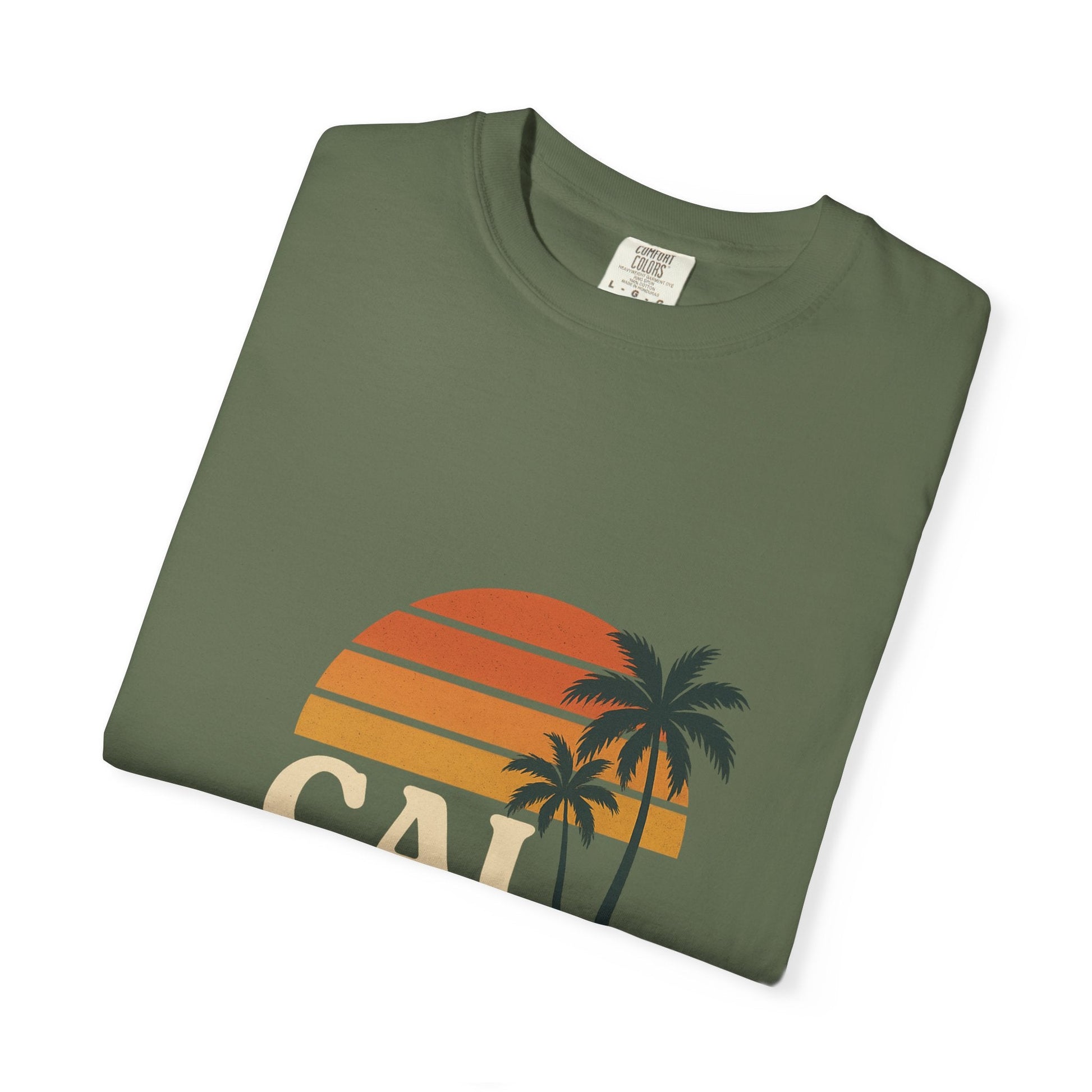 Cali Dreamin' Unisex Garment - Dyed T-Shirt, Summer Vibes Tee, Beachwear, Vacation Shirt, Casual Outfit, Gift for Beach Lovers - JDatzRITTZ