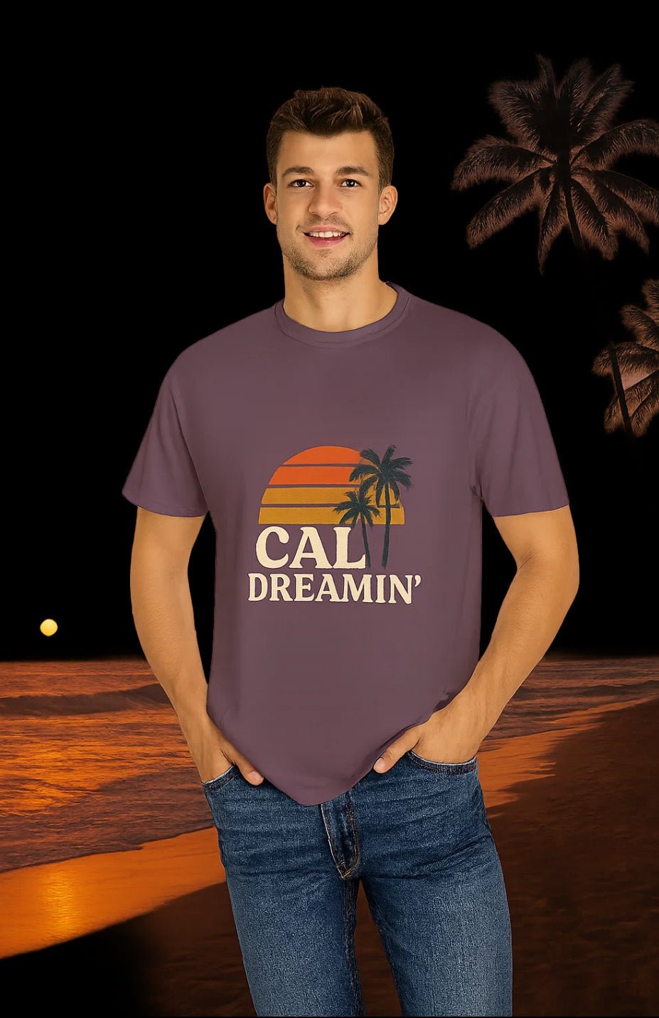 Cali Dreamin' Unisex Garment - T-Shirt, - JDatzRITTZ