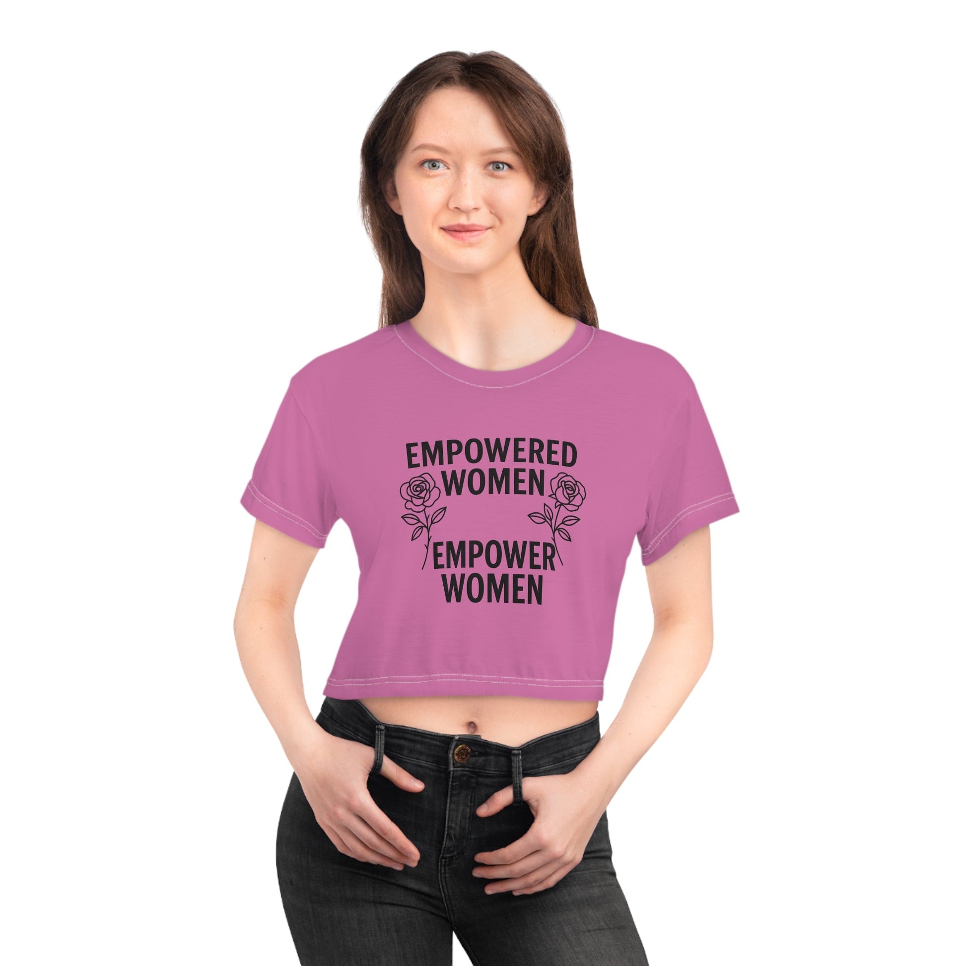 Feeling Empowered, Ready To Make A Change Crop Tee - JDatzRITTZ