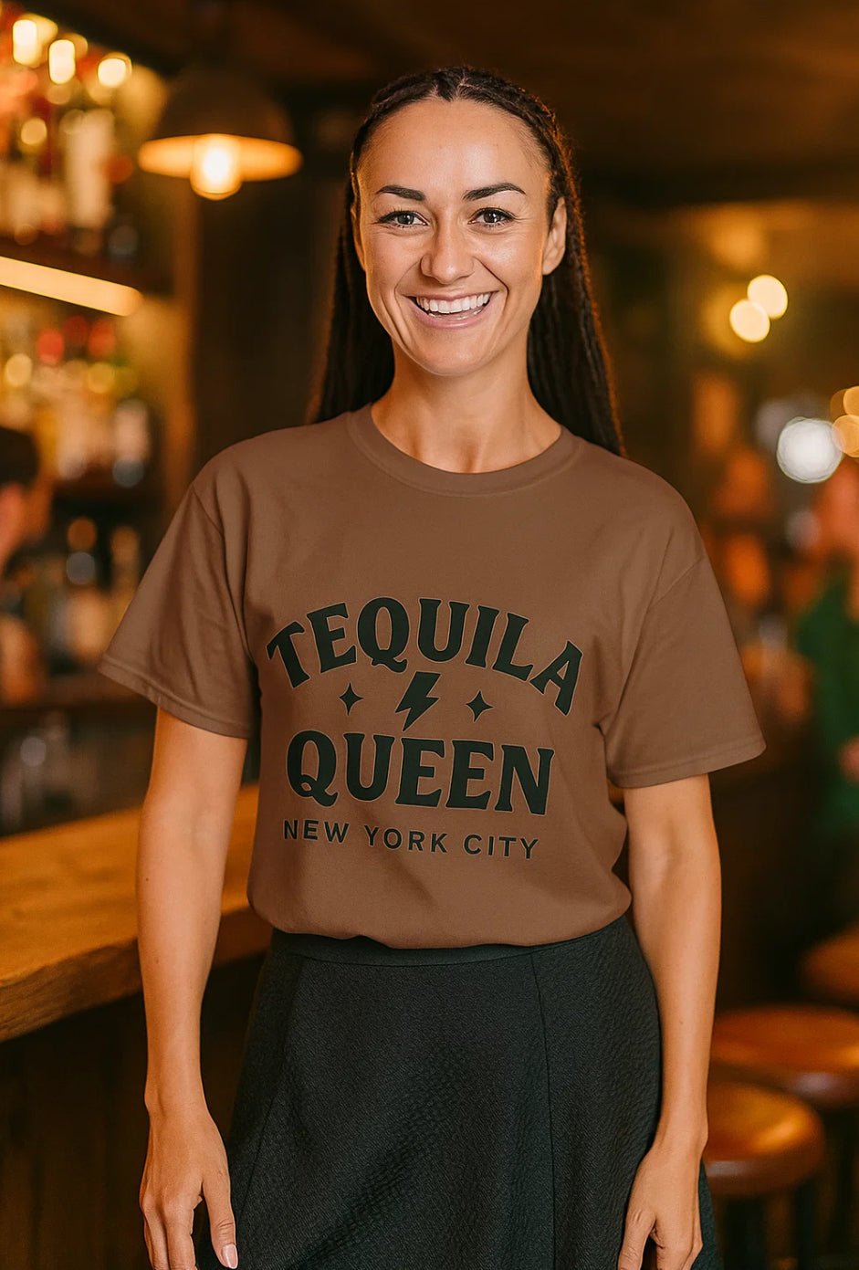 Tequila Queen — Garment - Dyed Female T-Shirt - JDatzRITTZ